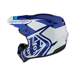 Casco Troy Lee Designs GP Overload Motocross Enduro Azul Blanco Ligero Certificado