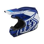 Casco Troy Lee Designs GP Overload Motocross Enduro Azul Blanco Ligero Certificado