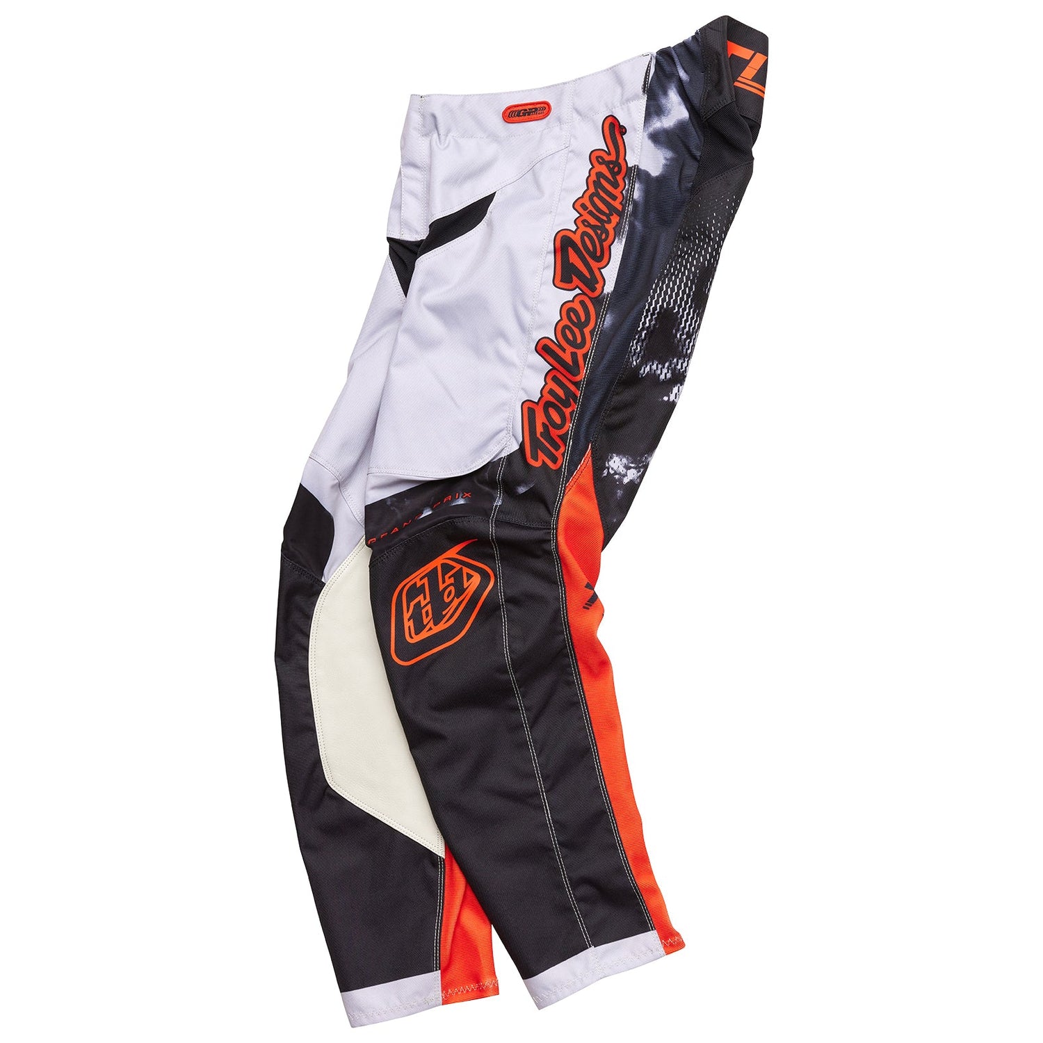 Pantalones Motocross Juveniles Troy Lee Designs GP Astro: Durabilidad y Confort Extremo Gris/Naranja