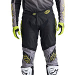 Pantalón Motocross Troy Lee Designs GP Icon Negro/Gris: Máximo Rendimiento y Protección