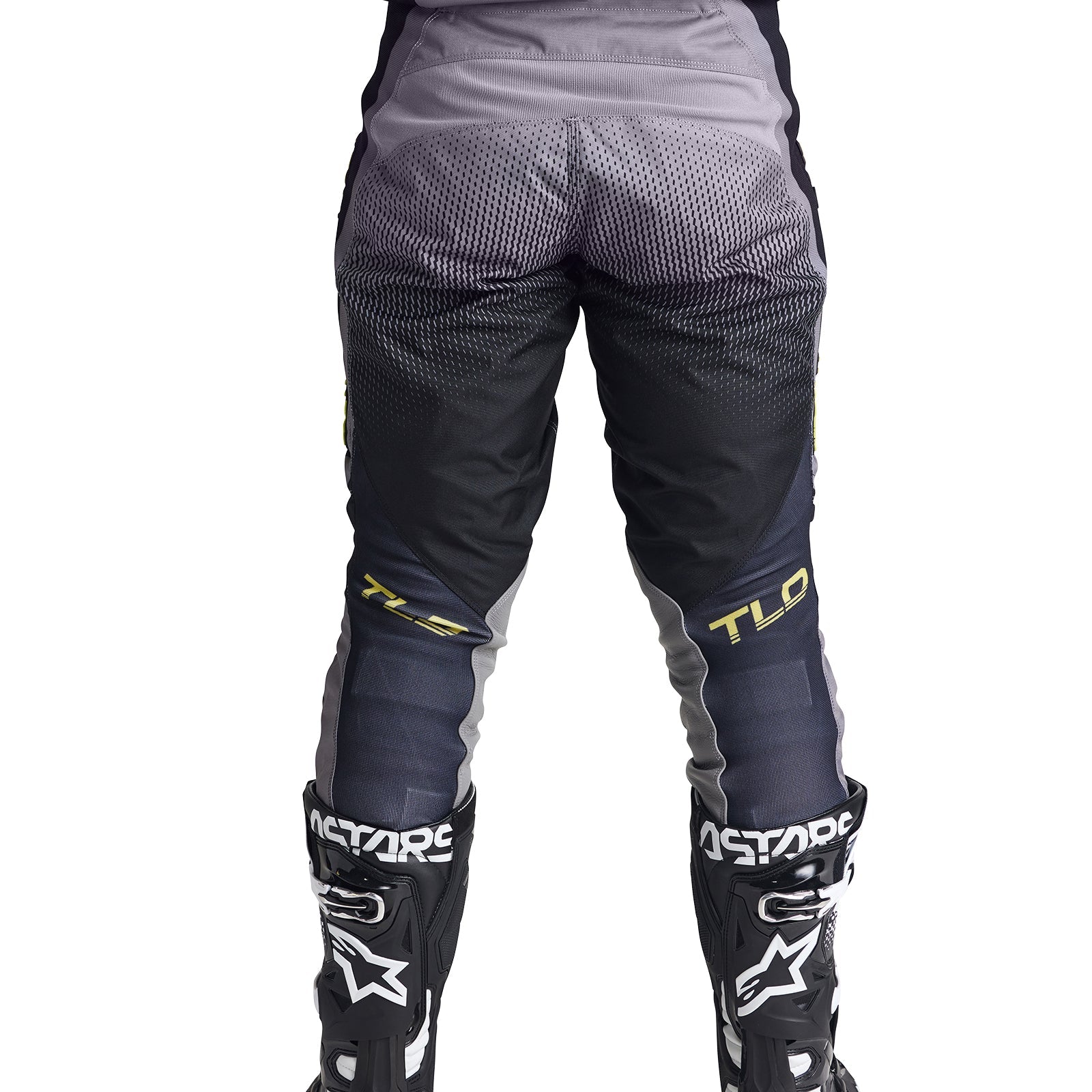 Pantalón Motocross Troy Lee Designs GP Icon Negro/Gris: Máximo Rendimiento y Protección