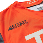 Maillot Troy Lee Designs Scout GP Recon Naranja Neón/Gris: Rendimiento Superior Motocross Enduro