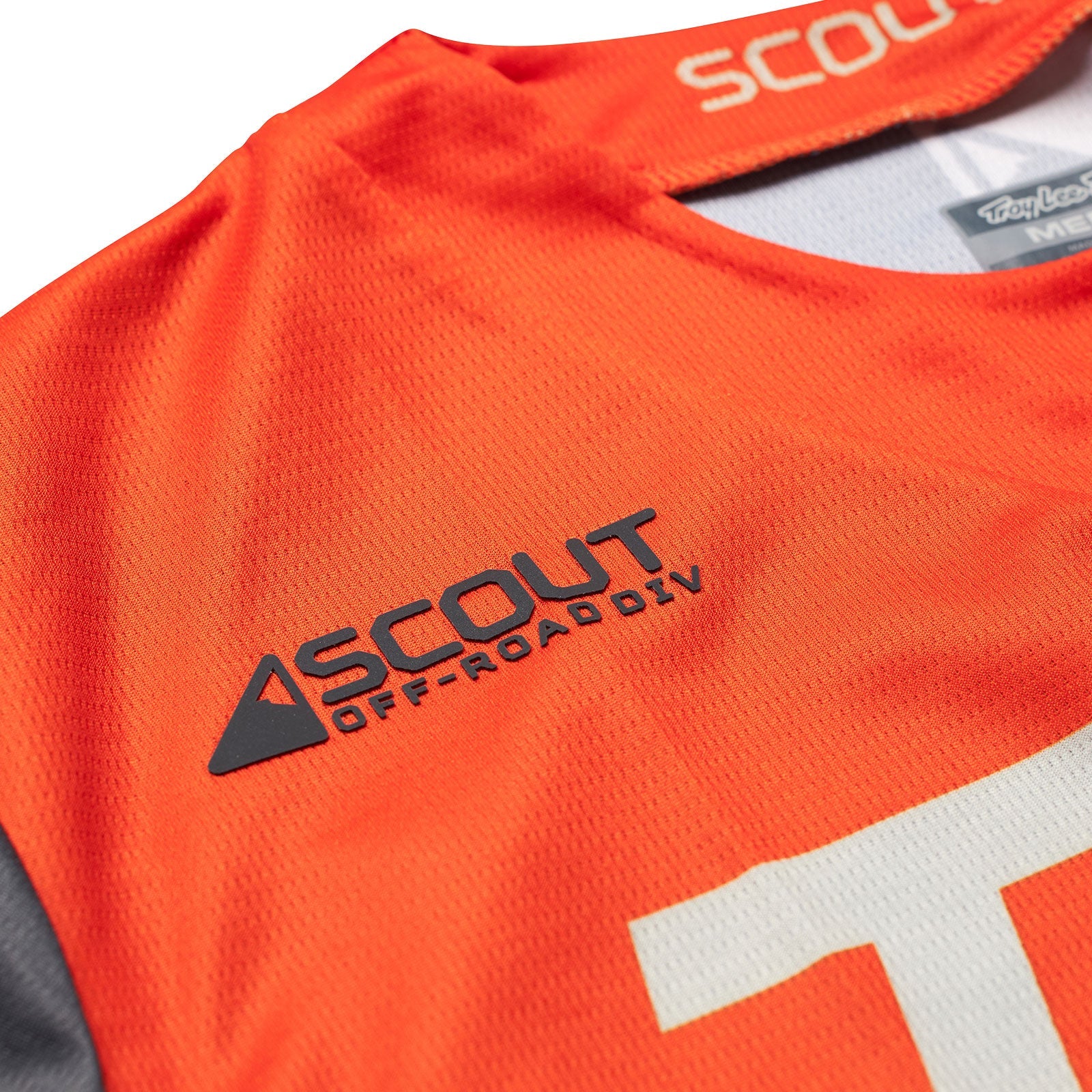 Maillot Troy Lee Designs Scout GP Recon Naranja Neón/Gris: Rendimiento Superior Motocross Enduro