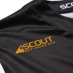 Maillot Troy Lee Designs Scout GP Ride On Negro/Blanco: Rendimiento Ventilado Moto Enduro