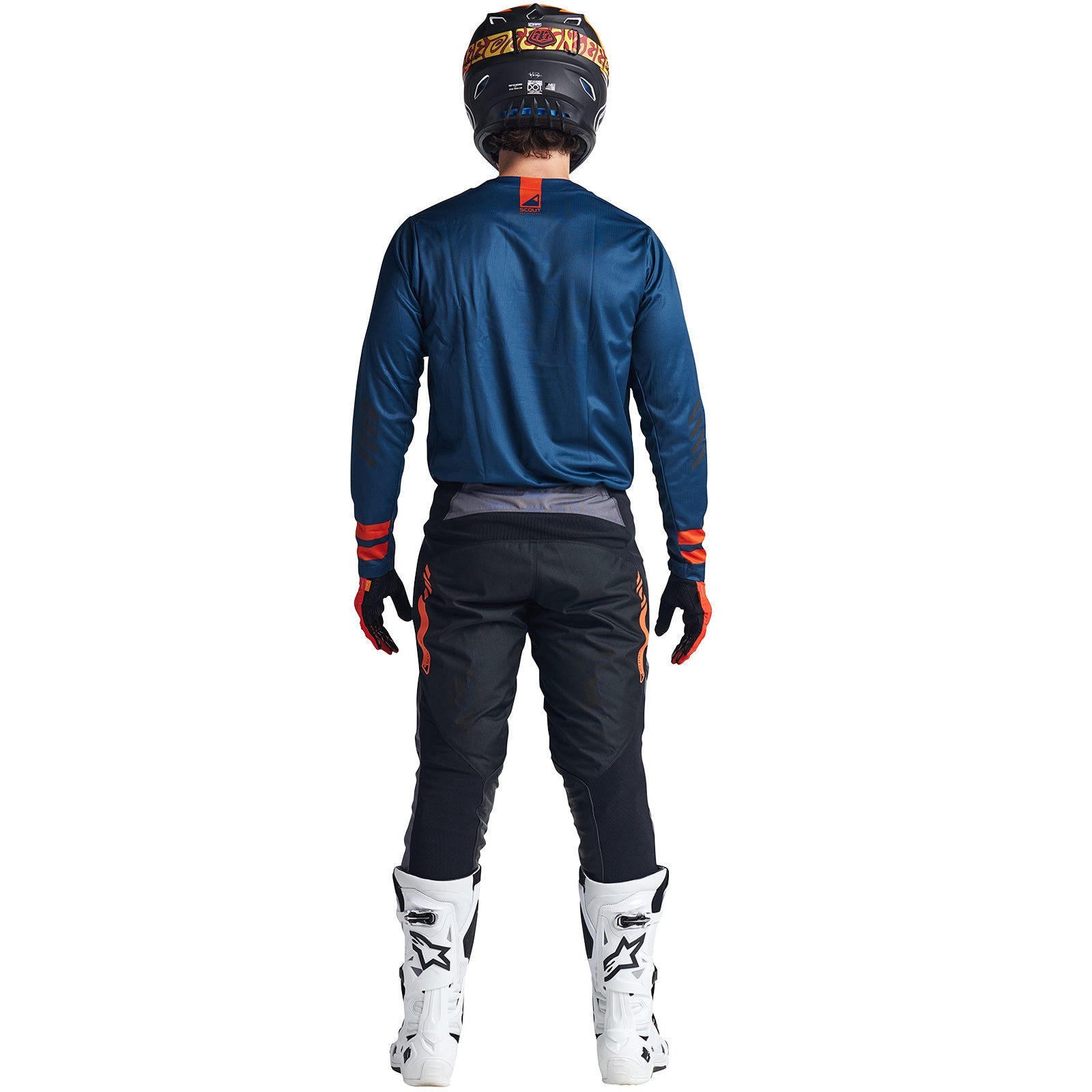 Maillot Troy Lee Designs Scout GP Transpirable Azul Pizarra Moto Enduro