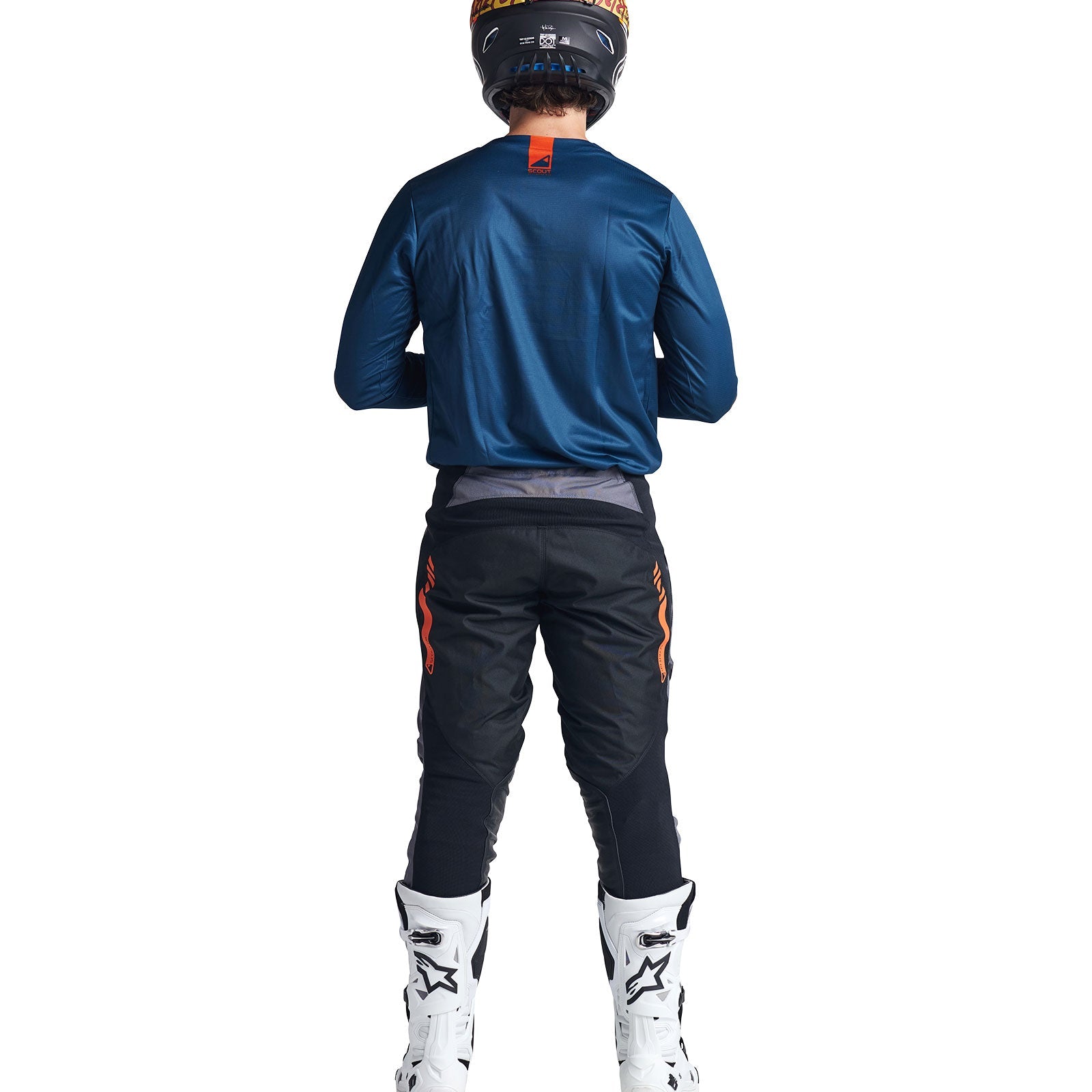 Maillot Troy Lee Designs Scout GP Transpirable Azul Pizarra Moto Enduro