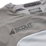 Maillot Troy Lee Designs Scout SE Systems Moto Off-Road Transpirable Gris/Naranja Neón
