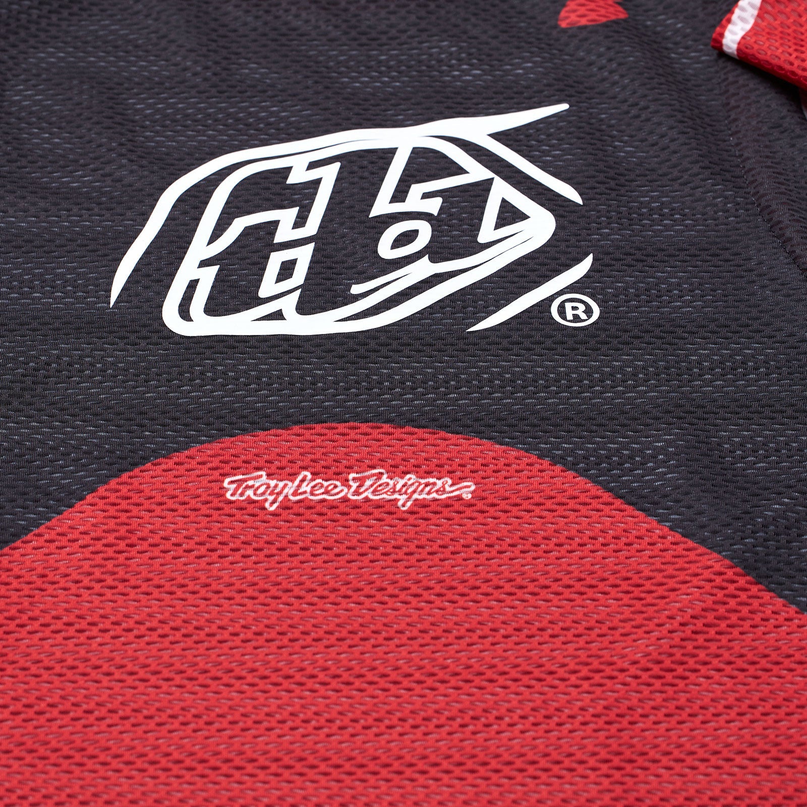 Maillot Troy Lee Designs SE Pro Air Pinned Rojo: Ventilación Superior y Rendimiento MX