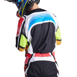 Maillot Troy Lee Designs SE Pro Wavez Negro/Multi: Transpirable, Duradero, Alto Rendimiento