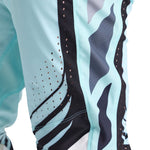 Pantalón Motocross Troy Lee Designs SE Pro Wavez Aqua Blanqueado Rendimiento Superior