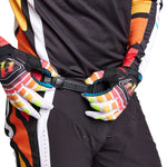 Pantalón Motocross Troy Lee Designs SE Pro Wavez Negro Multi - Rendimiento Superior