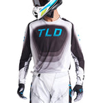 Maillot Troy Lee Designs SE Ultra Reverb Negro/Azul Rendimiento Superior Ventilado