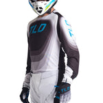 Maillot Troy Lee Designs SE Ultra Reverb Negro/Azul Rendimiento Superior Ventilado