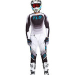Maillot Troy Lee Designs SE Ultra Reverb Negro/Azul Rendimiento Superior Ventilado