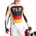 Maillot Motocross Troy Lee Designs SE Ultra Reverb Rojo/Blanco Ventilado Rendimiento Superior