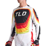Maillot Motocross Troy Lee Designs SE Ultra Reverb Rojo/Blanco Ventilado Rendimiento Superior