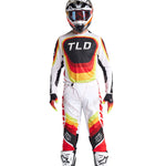 Maillot Motocross Troy Lee Designs SE Ultra Reverb Rojo/Blanco Ventilado Rendimiento Superior