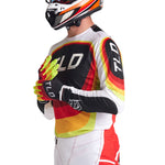 Maillot Motocross Troy Lee Designs SE Ultra Reverb Rojo/Blanco Ventilado Rendimiento Superior