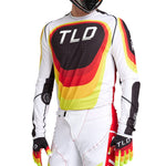 Maillot Motocross Troy Lee Designs SE Ultra Reverb Rojo/Blanco Ventilado Rendimiento Superior