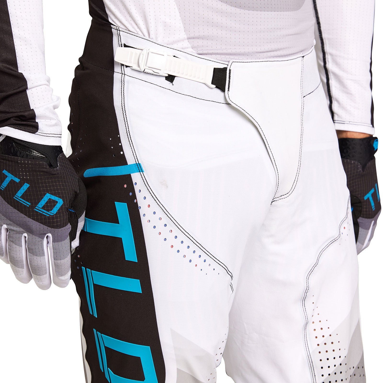 Pantalones Motocross Troy Lee Designs SE Ultra Reverb Negro/Azul Rendimiento Superior