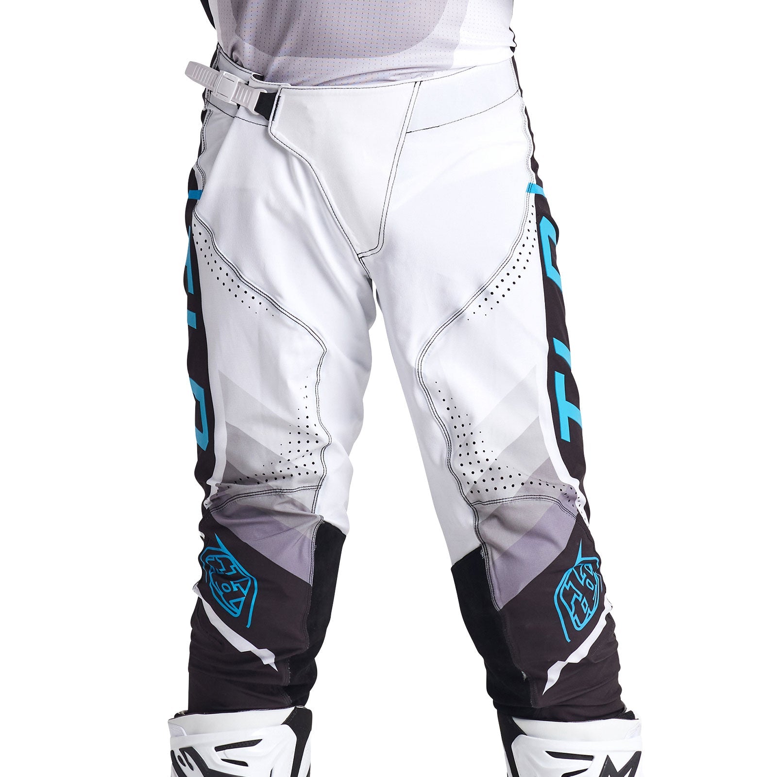 Pantalones Motocross Troy Lee Designs SE Ultra Reverb Negro/Azul Rendimiento Superior