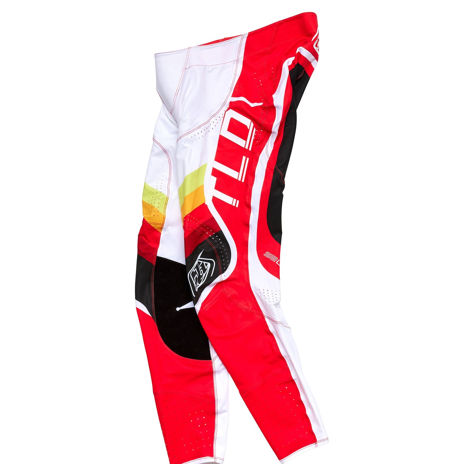 Pantalón Motocross Troy Lee Designs SE Ultra Reverb Rojo/Blanco - Máximo Rendimiento y Ventilación