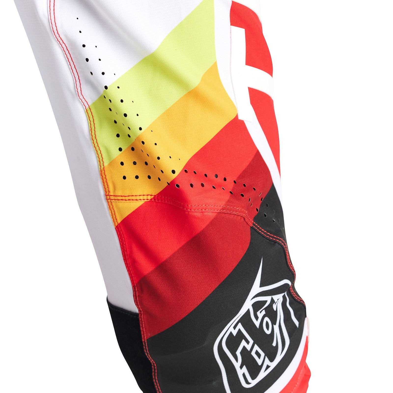 Pantalón Motocross Troy Lee Designs SE Ultra Reverb Rojo/Blanco - Máximo Rendimiento y Ventilación