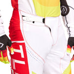 Pantalón Motocross Troy Lee Designs SE Ultra Reverb Rojo/Blanco - Máximo Rendimiento y Ventilación