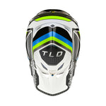 Casco Troy Lee Designs SE5 Compuesto Reverb Blanco/Azul: Protección MIPS Integra Avanzada
