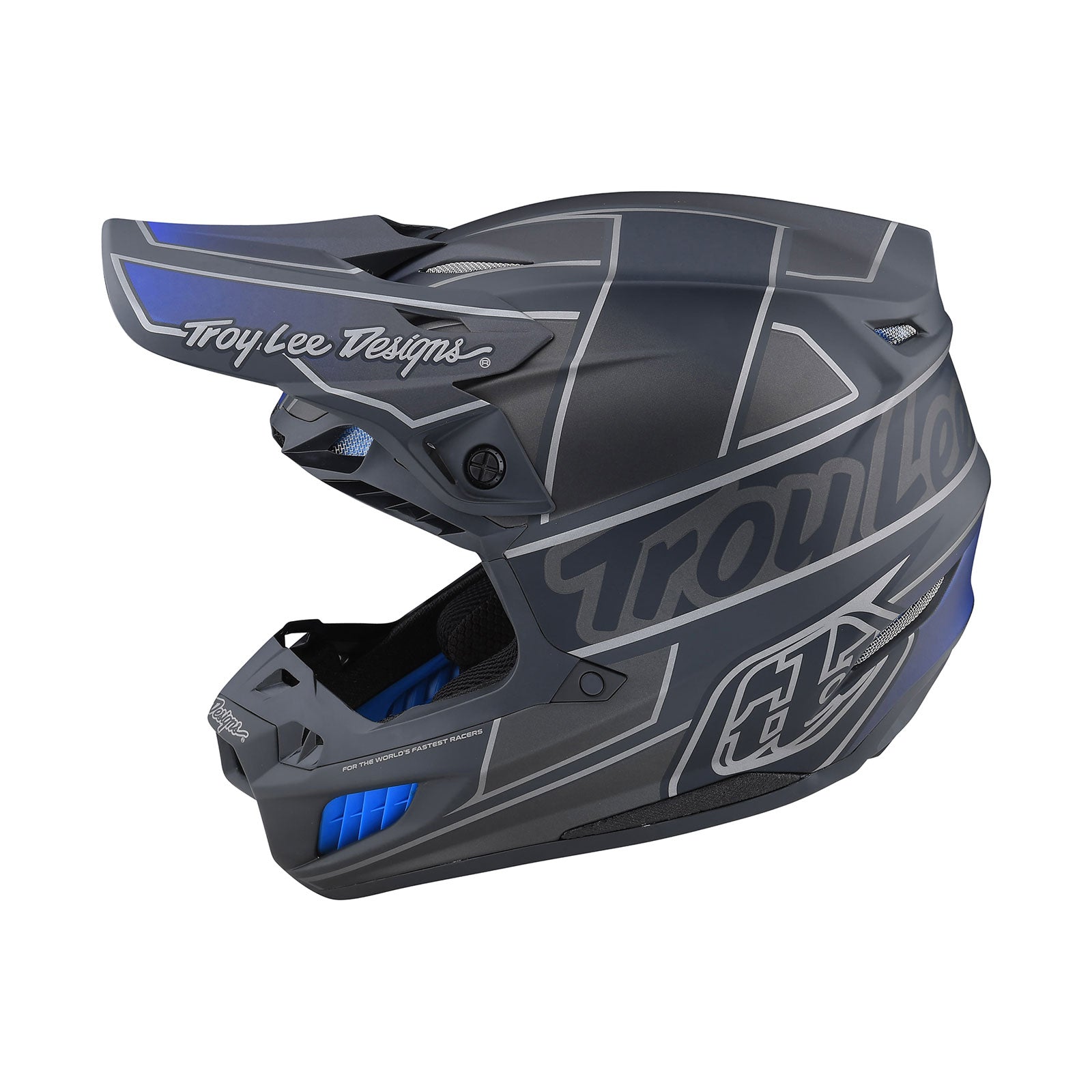 Casco Troy Lee Designs SE5 Composite MIPS para Motocross Gris de Alto Rendimiento