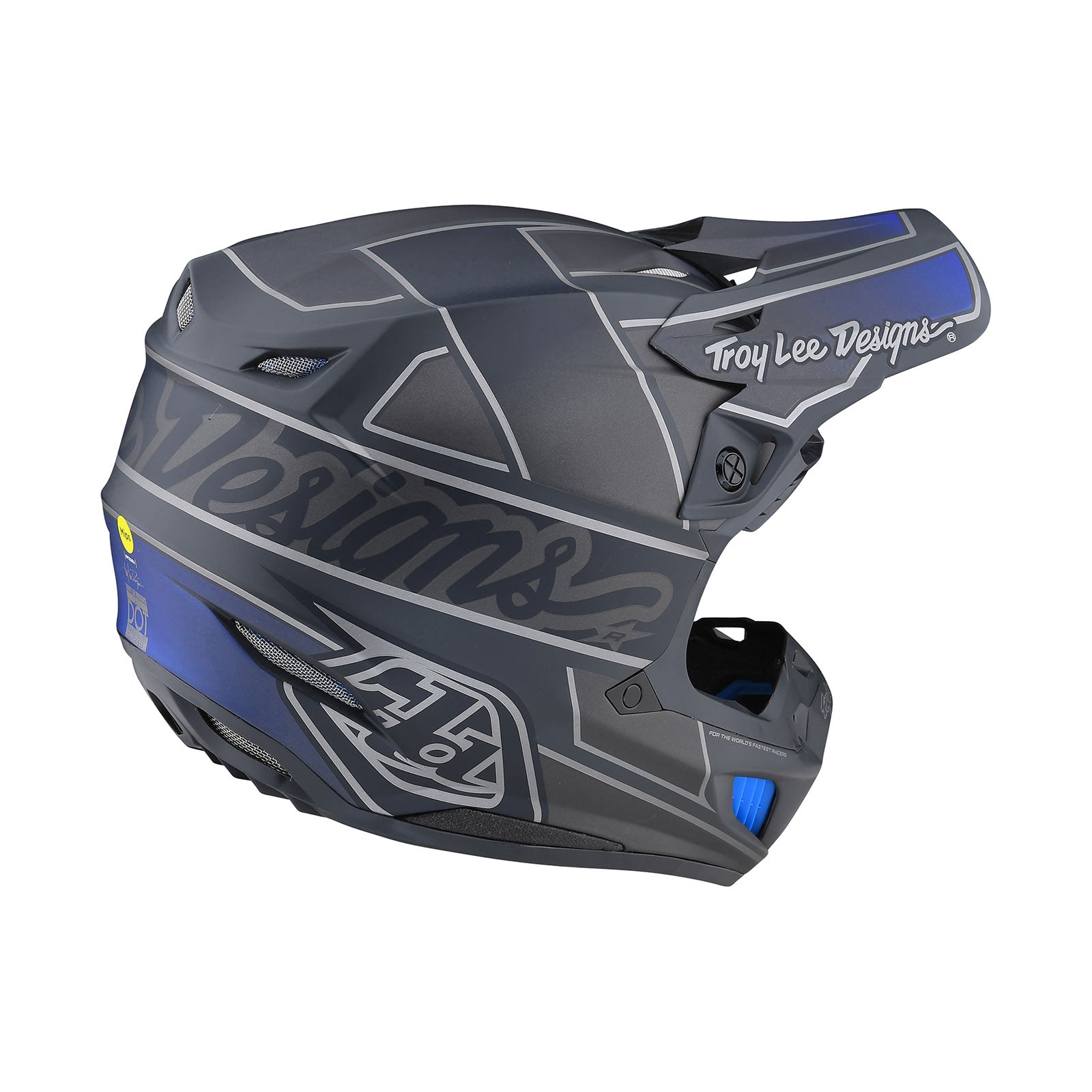 Casco Troy Lee Designs SE5 Composite MIPS para Motocross Gris de Alto Rendimiento