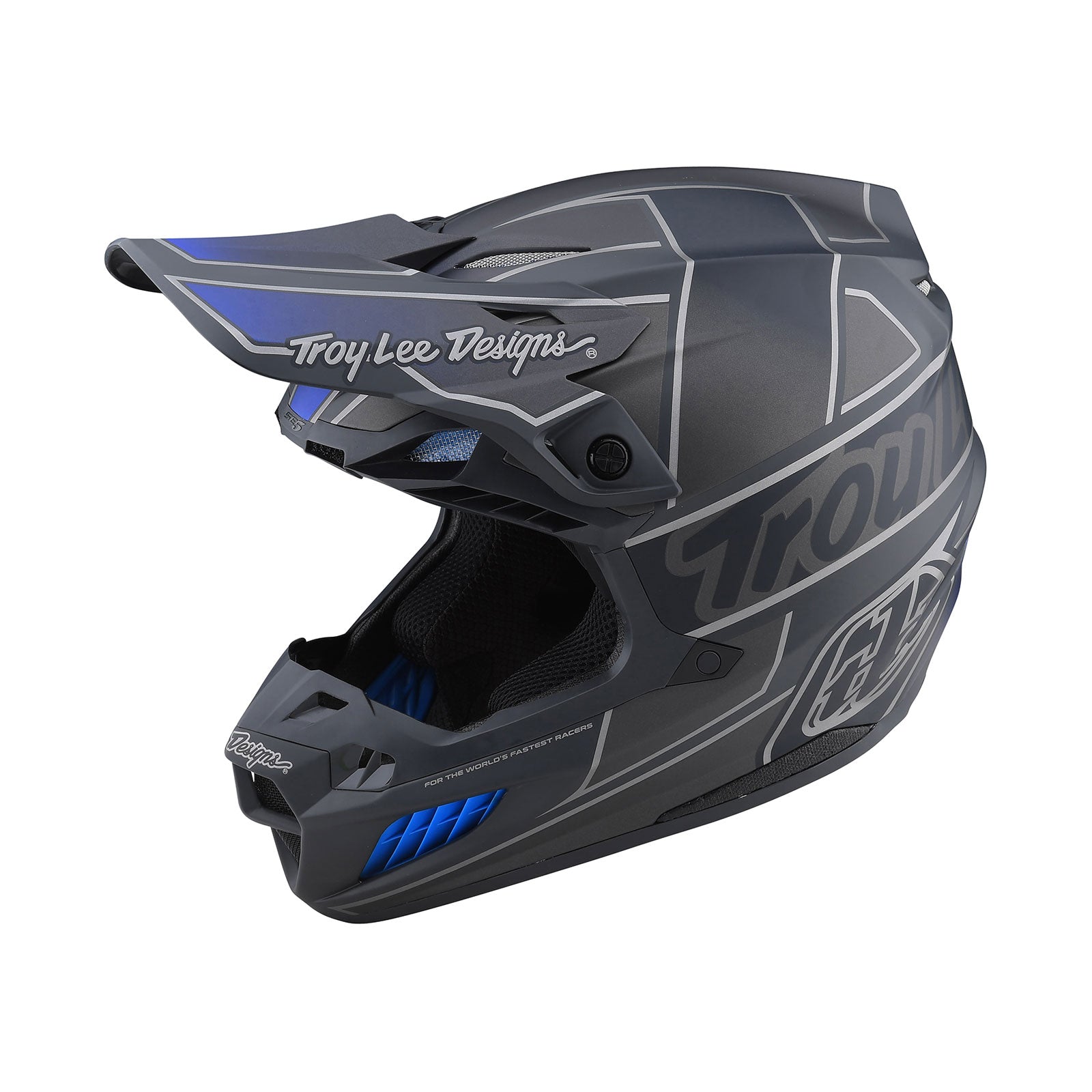 Casco Troy Lee Designs SE5 Composite MIPS para Motocross Gris de Alto Rendimiento