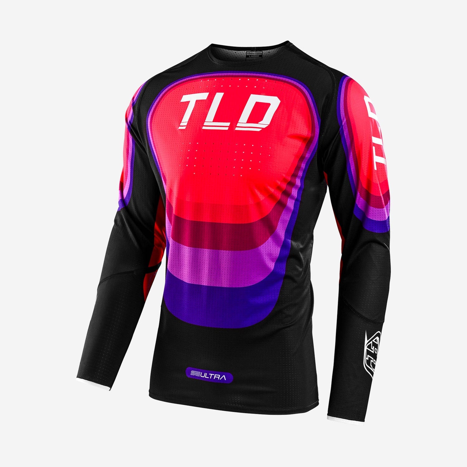 Maillot Troy Lee Designs SE Ultra Reverb Negro/Rojo: Máxima Ventilación, Alta Resistencia y Confort