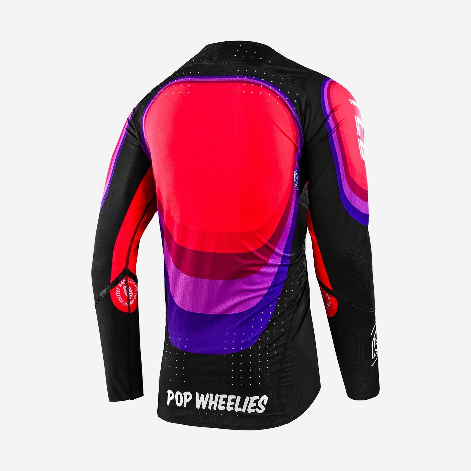 Maillot Troy Lee Designs SE Ultra Reverb Negro/Rojo: Máxima Ventilación, Alta Resistencia y Confort
