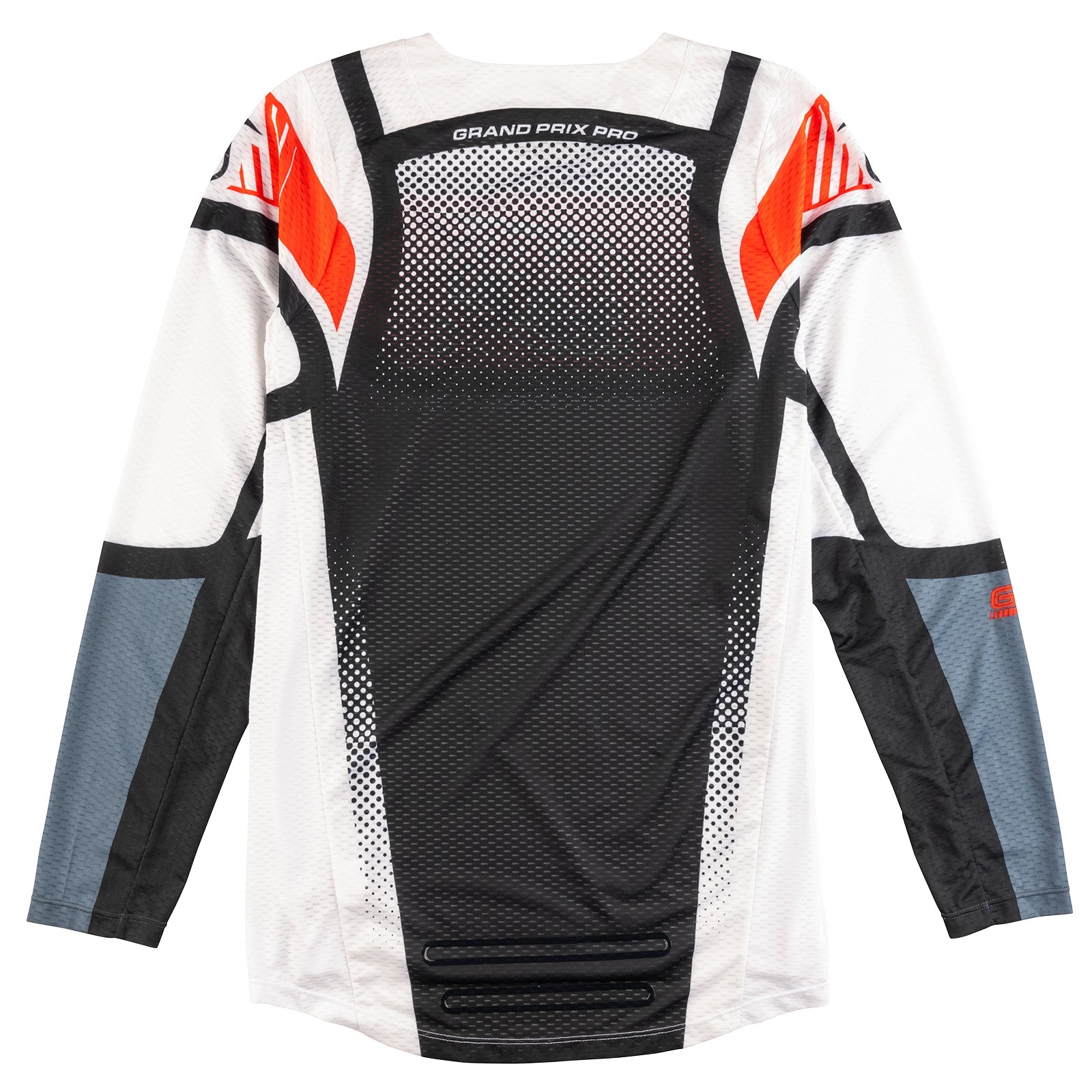Maillot Troy Lee Designs GP Pro Air Bandas Blanco Índigo Ventilado Ligero