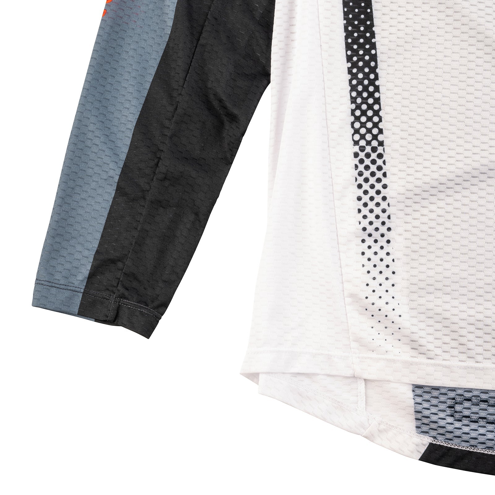 Maillot Troy Lee Designs GP Pro Air Bandas Blanco Índigo Ventilado Ligero