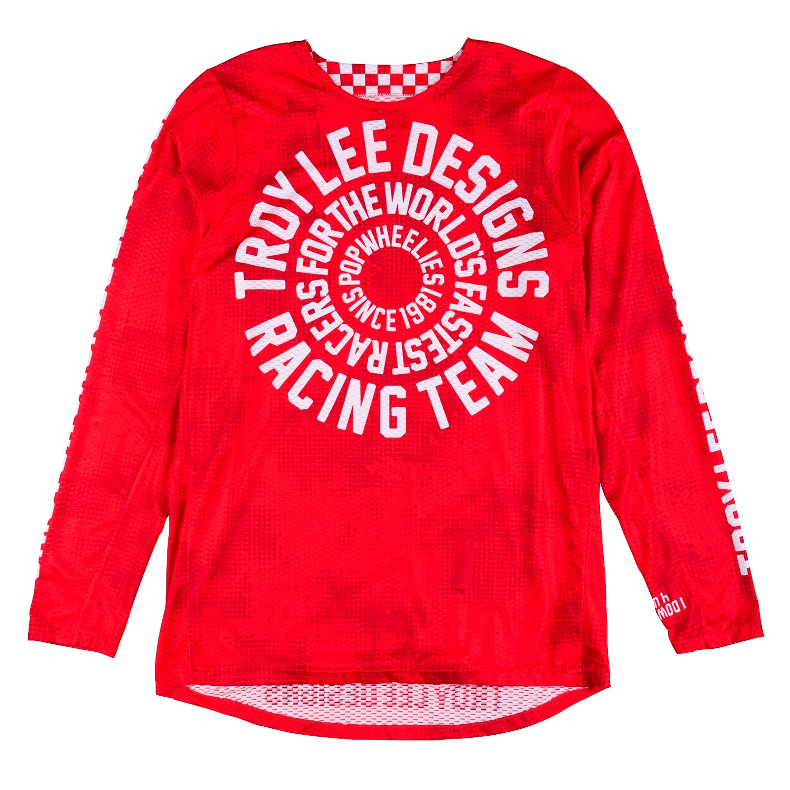 Maillot Troy Lee Designs GP Pro Air Carlsbad 97 Rojo Ventilado Máximo Rendimiento