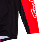 Maillot Troy Lee Designs GP Pro Boltz Rendimiento Motocross Enduro Negro Rojo Neón