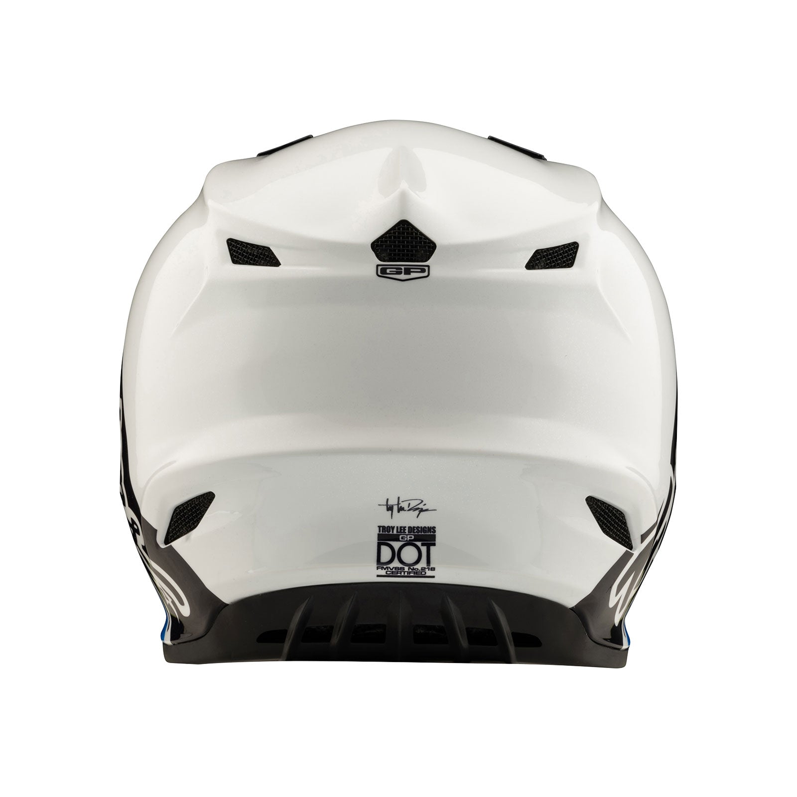 Casco Troy Lee Designs GP Juvenil Sin MIPS Azul Corredor Ligero Duradero