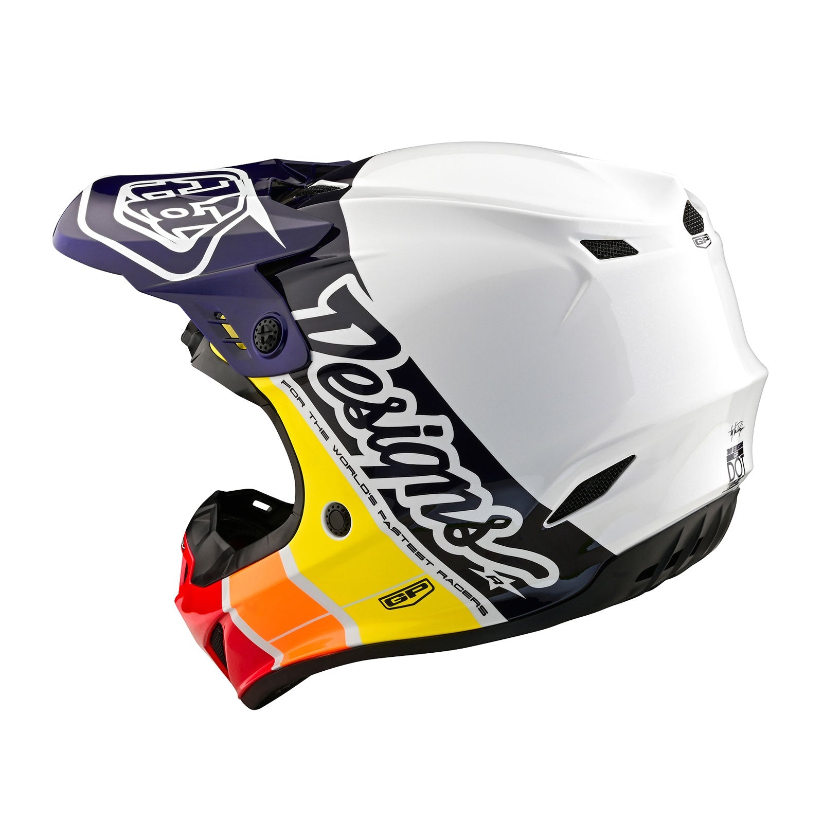 Casco Troy Lee Designs GP Juvenil: Protección Superior, Confort y Estilo Sunrise