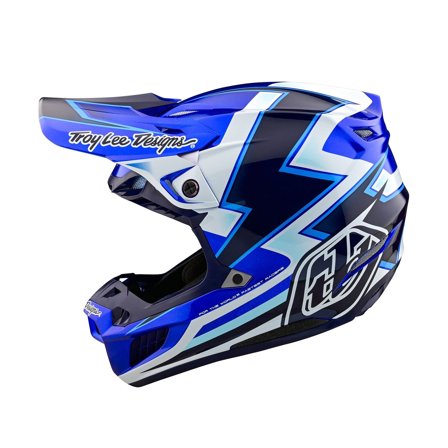 Casco Troy Lee Designs SE5 Composite MIPS Ever Blue Moto Cross