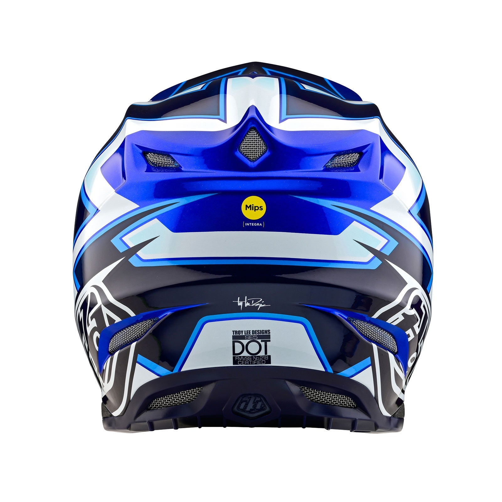 Casco Troy Lee Designs SE5 Composite MIPS Ever Blue Moto Cross