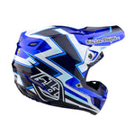 Casco Troy Lee Designs SE5 Compuesto MIPS Integra Azul Ever para Moto