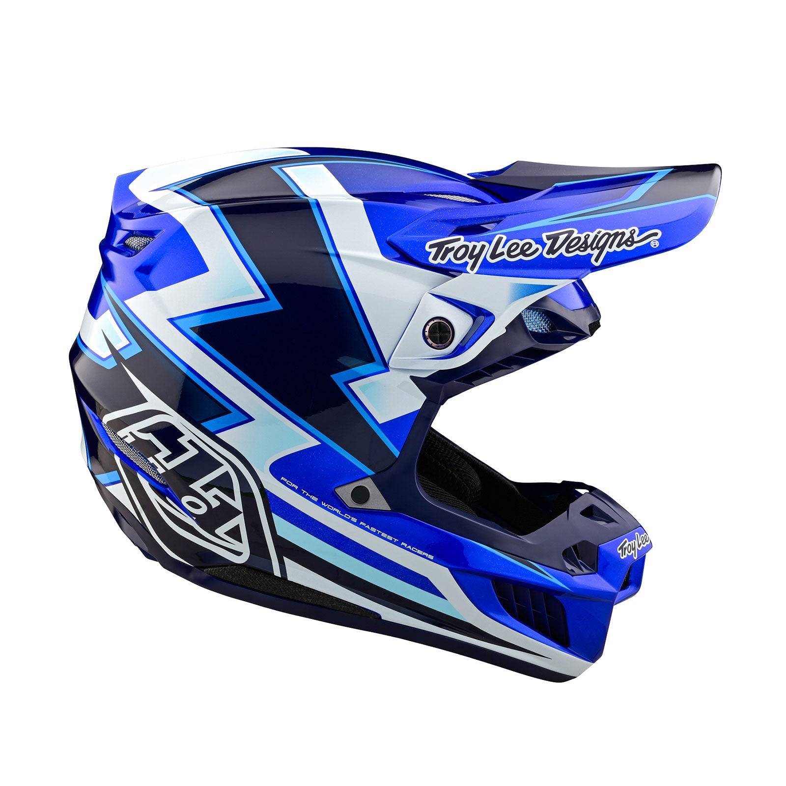 Casco Troy Lee Designs SE5 Composite MIPS Ever Blue Moto Cross
