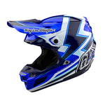 Casco Troy Lee Designs SE5 Compuesto MIPS Integra Azul Ever para Moto