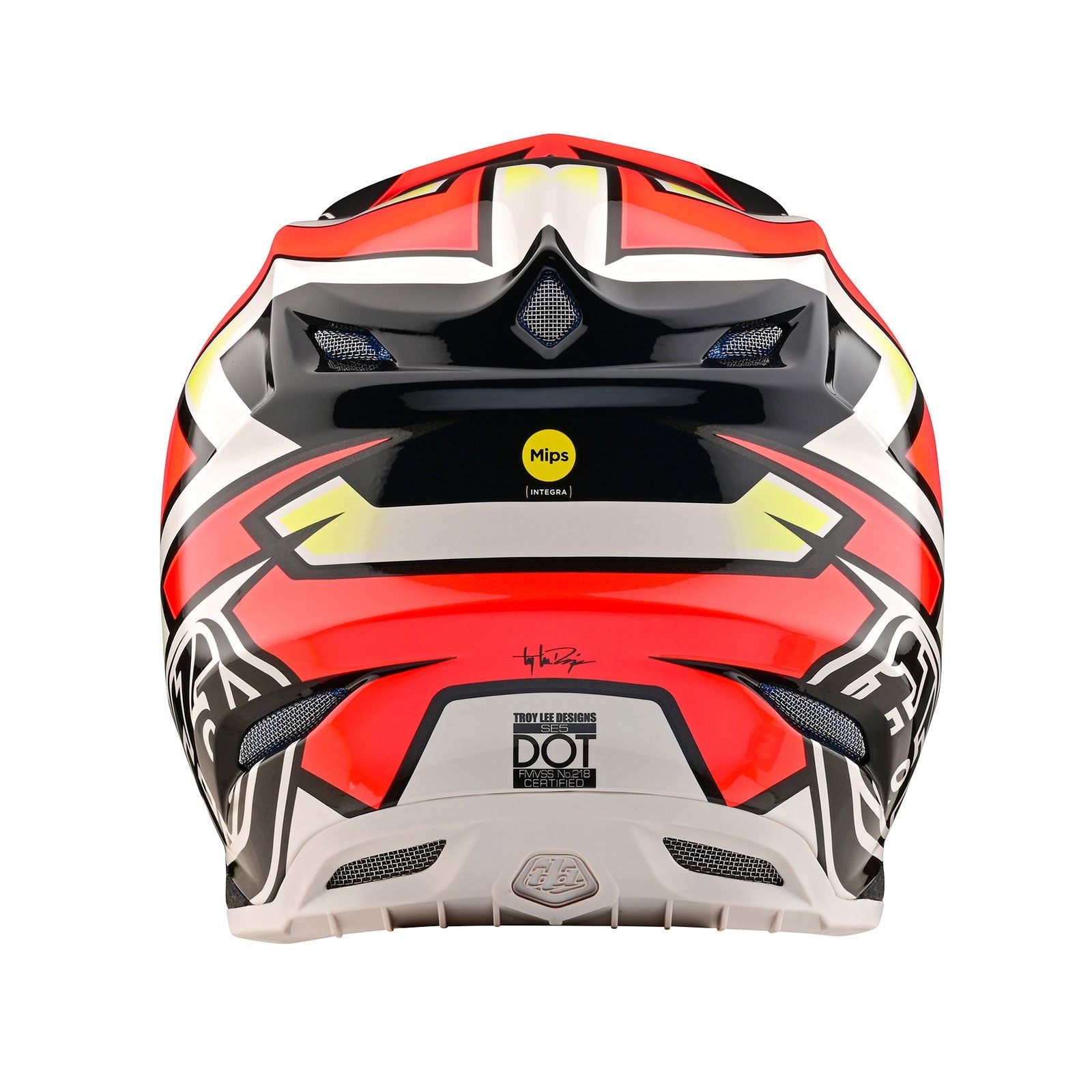 Casco Compuesto Troy Lee Designs SE5 Ever Amarillo: Protección Avanzada MIPS Motocross Off-Road