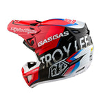 Casco Motocross Troy Lee Designs SE5 Composite MIPS GasGas Fumes Rojo/Negro