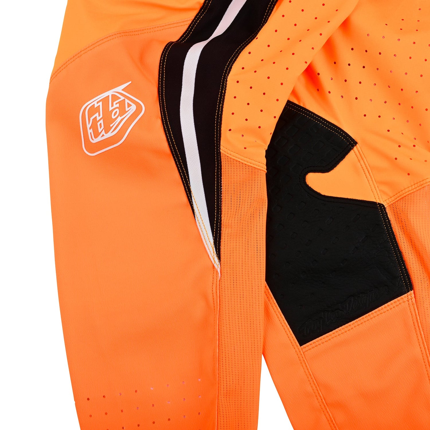 Pantalón Motocross SE Pro Pinned Naranja Neón Troy Lee Designs Alto Rendimiento