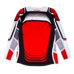 Maillot Troy Lee Designs SE Pro Wavez Blanco/Rojo: Transpirable, Ligero, Rendimiento Superior Motocross