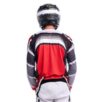 Maillot Troy Lee Designs SE Pro Wavez Blanco/Rojo: Transpirable, Ligero, Rendimiento Superior Motocross